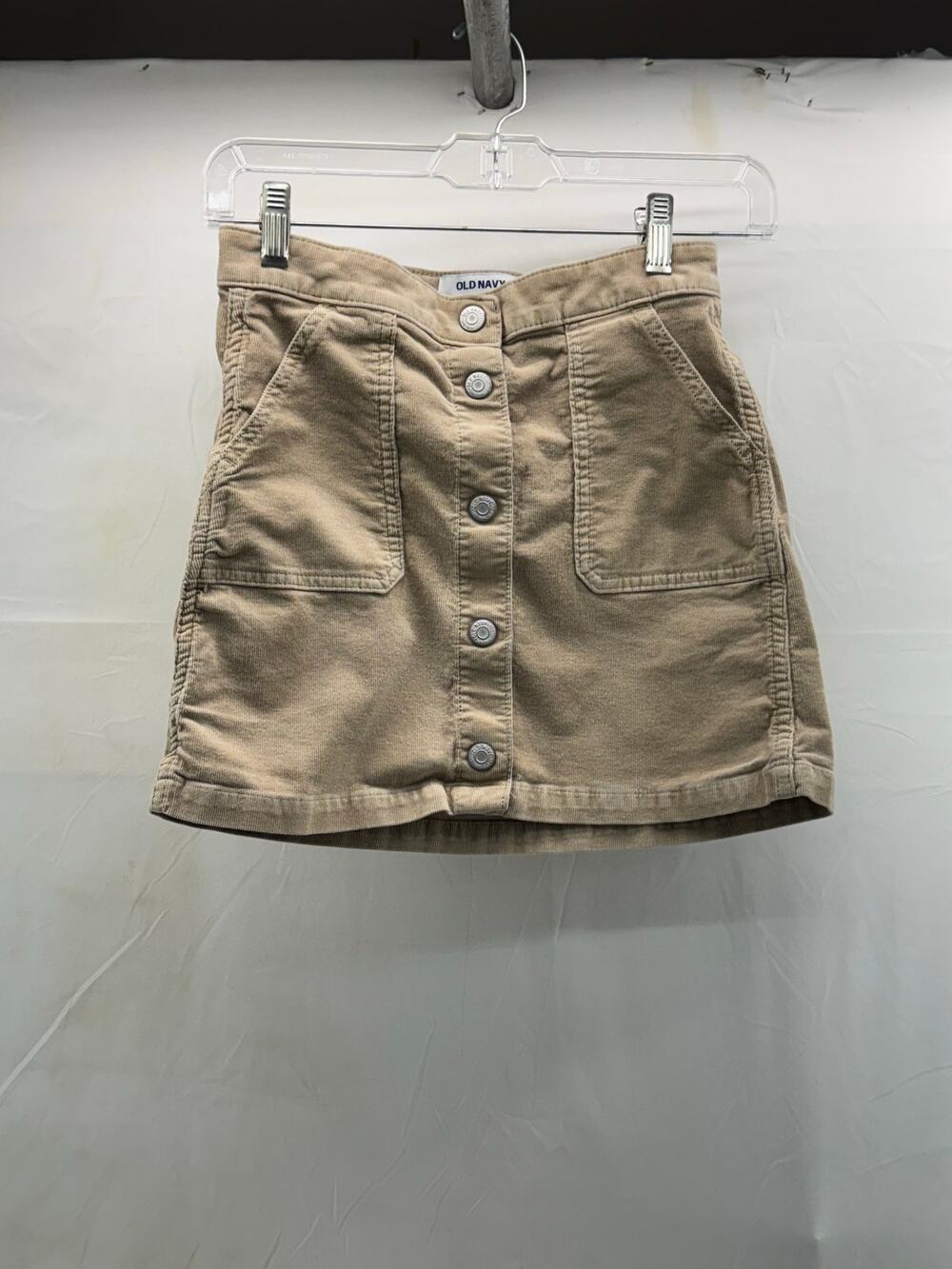 Girls L (10-12) old navy button down corduroy skirt